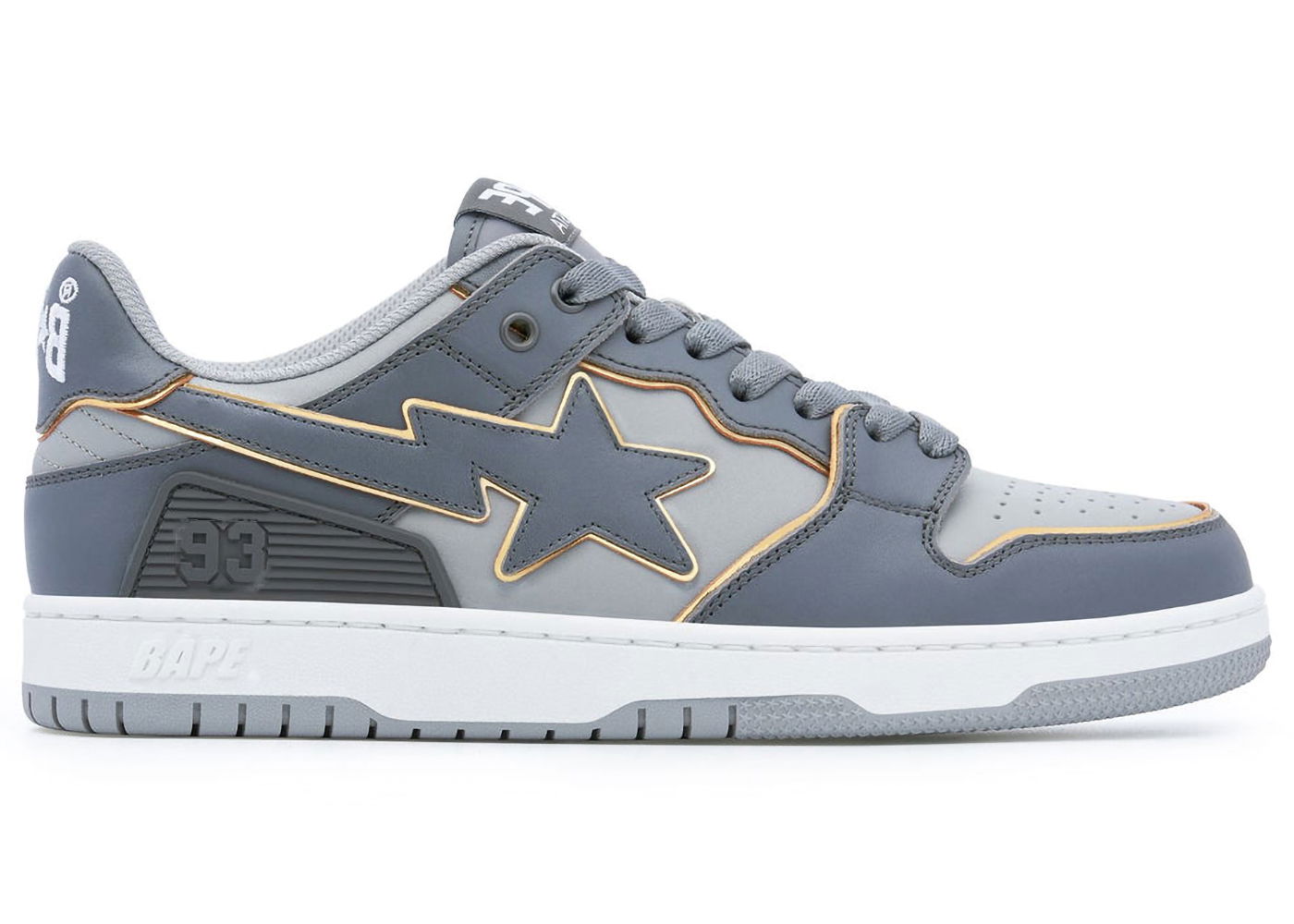 Tenisky a topánky BAPE A Bathing Ape SK8 Sta Šedá | 1J30-291-025/1J30-191-025, 0