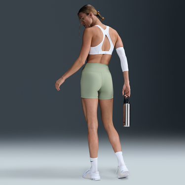 Šortky Nike One Dri-FIT High-Waisted 5" Bike Shorts Zelené | HV6961-370, 4