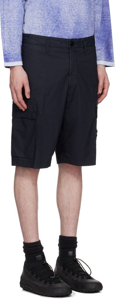 Šortky Stone Island Stone Island Stretch Cotton Tela Paracadute Shorts Navy | K1S15L100L08S0003, 1