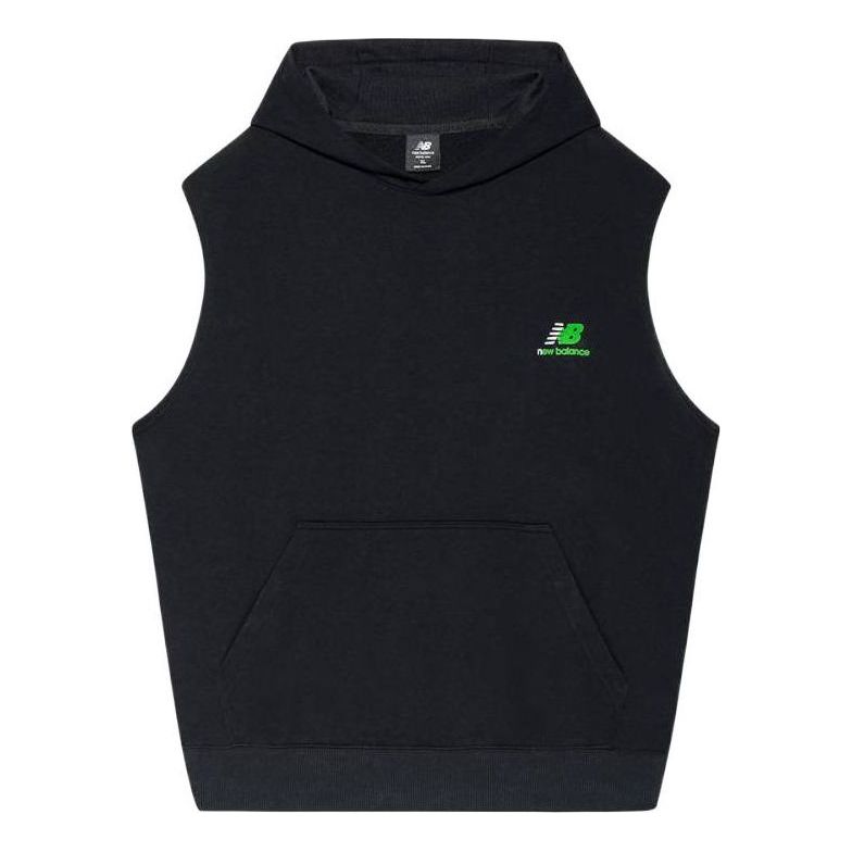 Mikina New Balance Logo Vest Čierna | AMT22382-BK