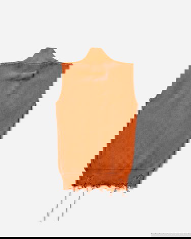 Vesta Maison Margiela Zipped Knit Vest Oranžová | S52FB0095 186, 2