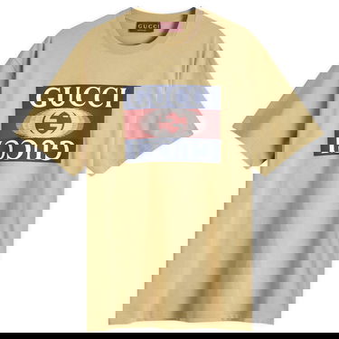 Tričko Gucci Mirrored Logo T-Shirt Béžová | 796395-XJGQ2-2293, 0