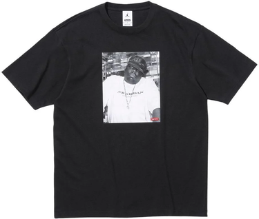 Tričko Supreme Supreme x Air Jordan Biggie Short-Sleeve T-Shirt Size M Čierna | FW24KN3-BLK, 0