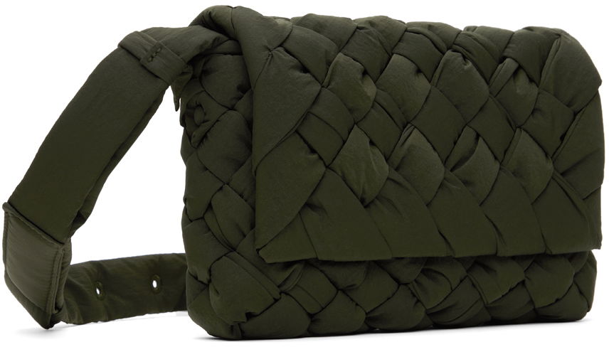 Taška cez rameno Bottega Veneta Bottega Veneta Small Rumple Shoulder Bag Zelené | 795498 V4GE1 3203, 1