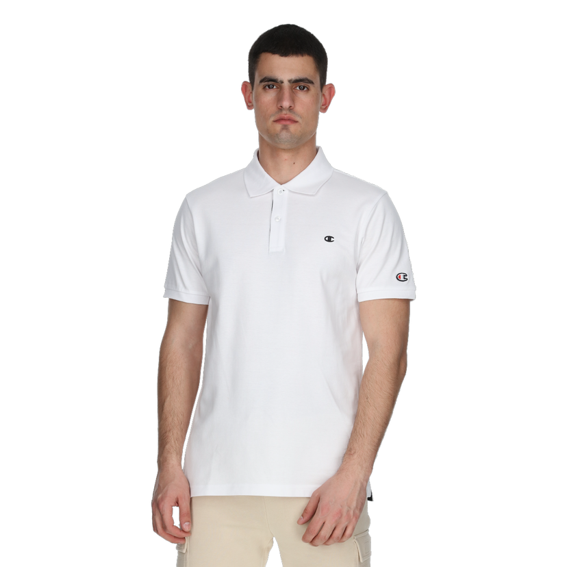 Polo tričko Champion Short Sleeve Polo Shirt Biela | 221484-WW001