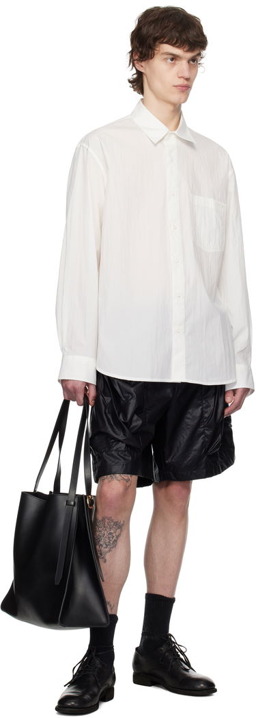 Šortky Solid Homme Solid Homme Coated Shorts Čierna | S251PT93, 3
