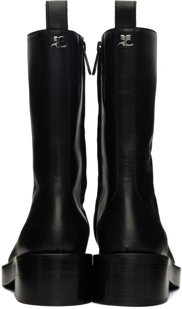 Tenisky a topánky Courrèges Leather Platform Boots Čierna | 323SAB012CV0021, 1