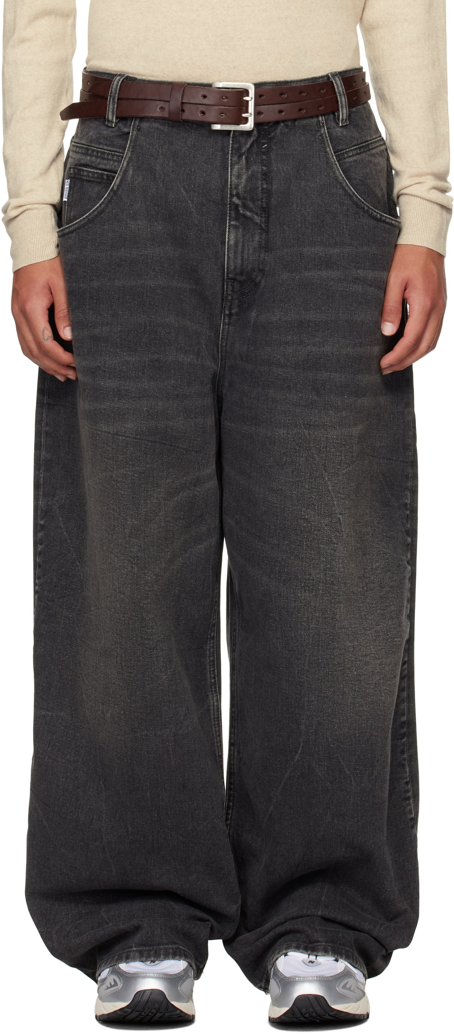Džínsy HED MAYNER Faded Jeans Čierna | HMMZ67001T-HZ139B, 0