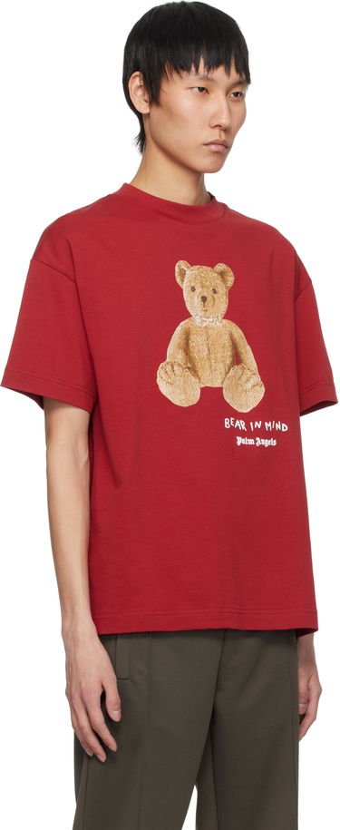 Tričko Palm Angels Palm Angels 'Bear in Mind' T-Shirt Červená | PMAA001S25JER0052560, 1