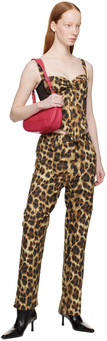 Džínsy Miaou Miaou Junior Leopard Print Trousers Hnedá | 1010SCNIK, 3