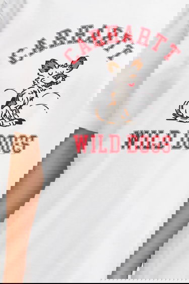 Tričko Carhartt WIP Short Sleeve Wild Dog T-Shirt Biela | I035487.02XX, 3