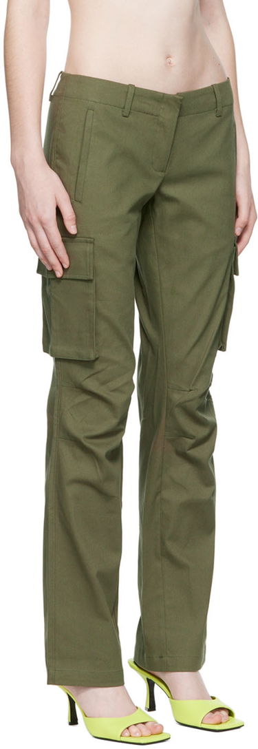 Cargo nohavice Miaou Miaou Raven Cargo Trousers Zelené | 1019-CL-MOS-SC, 1