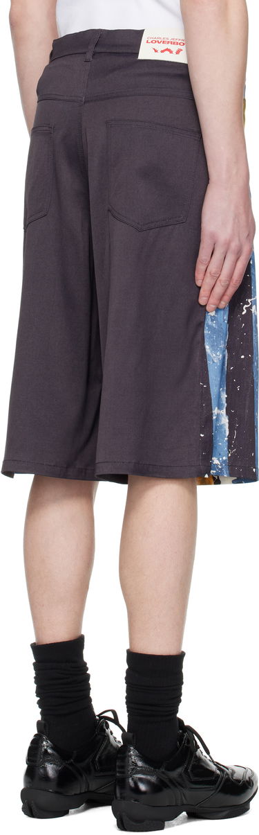 Šortky Charles Jeffrey Loverboy Charles Jeffrey LOVERBOY Silky Print Shorts Modrá | 54040301, 2