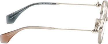 Slnečné okuliare Vivienne Westwood Vivienne Westwood Round Frame Optical Glasses with Orb Detail Metalická | VW302080054, 1