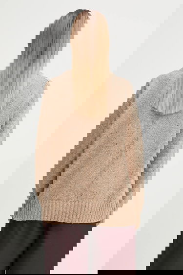 Sveter Barbour Barbour Lavensdale Crew Knitted Jumper Béžová | LKN1569YE55, 2