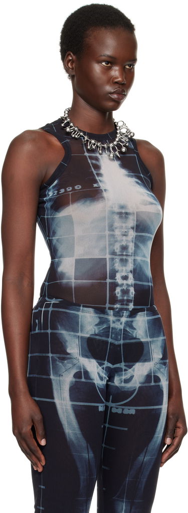 Legíny Jean Paul Gaultier Jean Paul Gaultier 'The Squeletor' Bodysuit Čierna | 25/33-F-BD058-T580-005956, 1