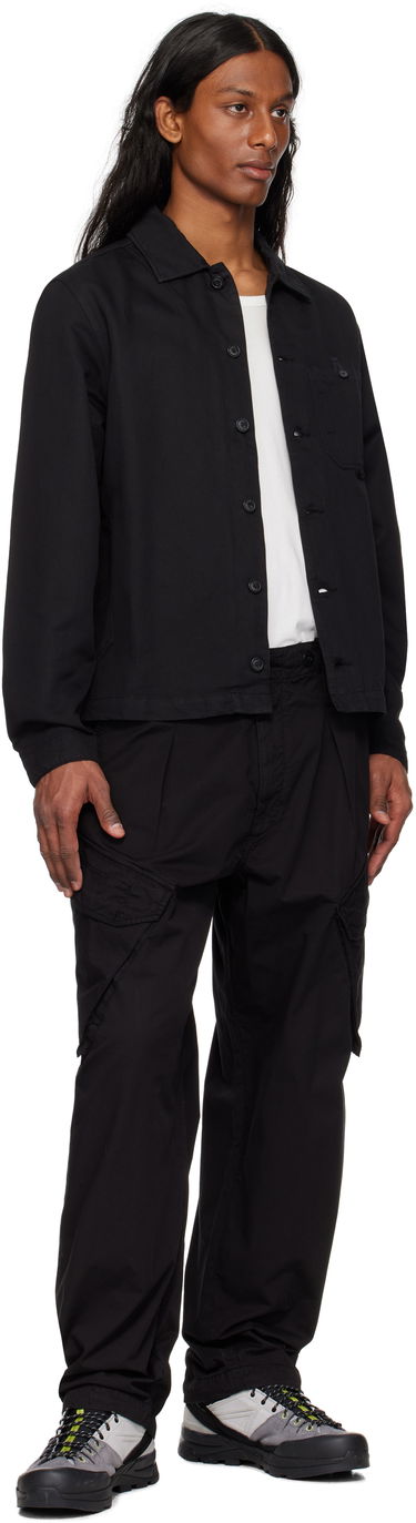 Cargo nohavice C.P. Company C.P. Company Loose Cargo Gabardine Pants Čierna | 18CMPA286A-110340O, 3