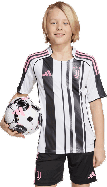 Dres adidas Performance Juventus 25/26 Kids' Home Jersey Biela | JN5237, 3