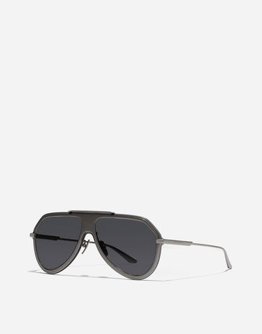 Slnečné okuliare Dolce & Gabbana Dolce & Gabbana DG Metal Classic Aviator Sunglasses Šedá | VG2309VM86G9V000, 1