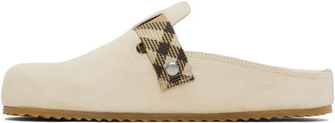 Oblečenie Burberry Burberry Urchin Suede Mules Béžová | 8113303, 2
