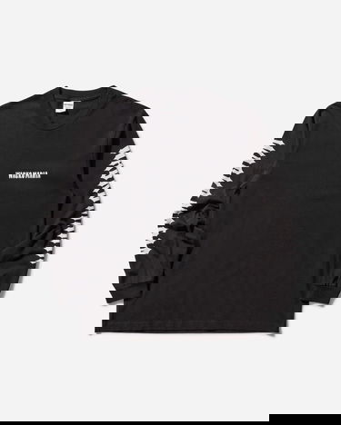 Tričko WACKO MARIA Washed Heavyweight Longsleeve T-Shirt Type-1 Čierna | 25SS-WMT-LT01 BLACK, 1