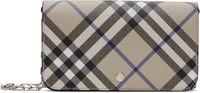 Burberry Check Chain Wallet Bag