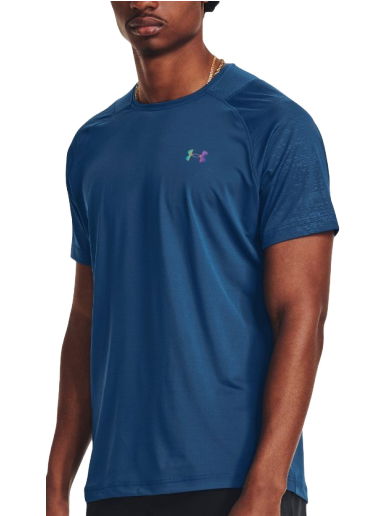 Tričko Under Armour Rush Emboss Tee Navy | 1376790-426