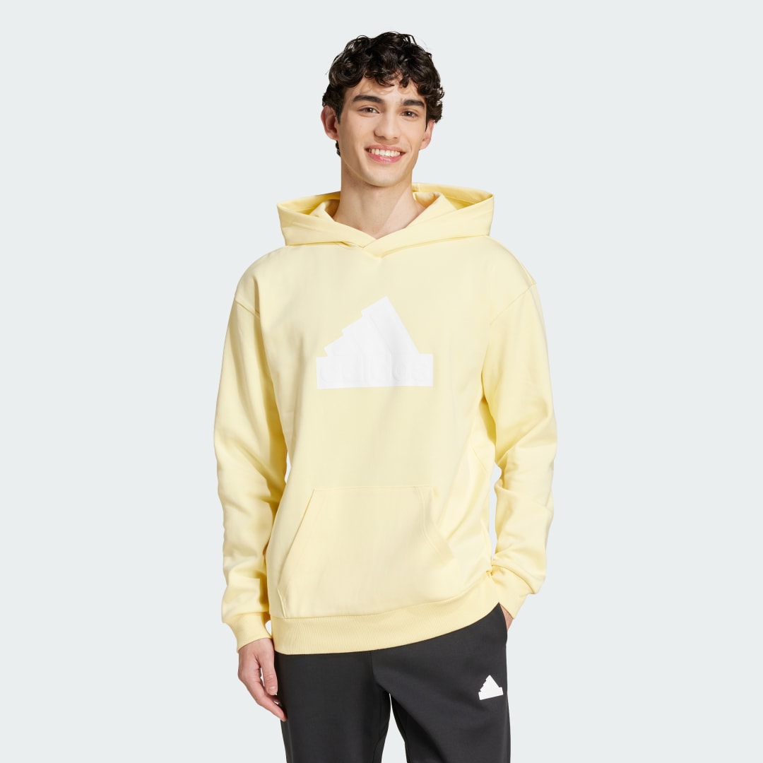 Mikina adidas Performance Future Icons Badge of Sport Hoodie Žltá | IW8585, 0
