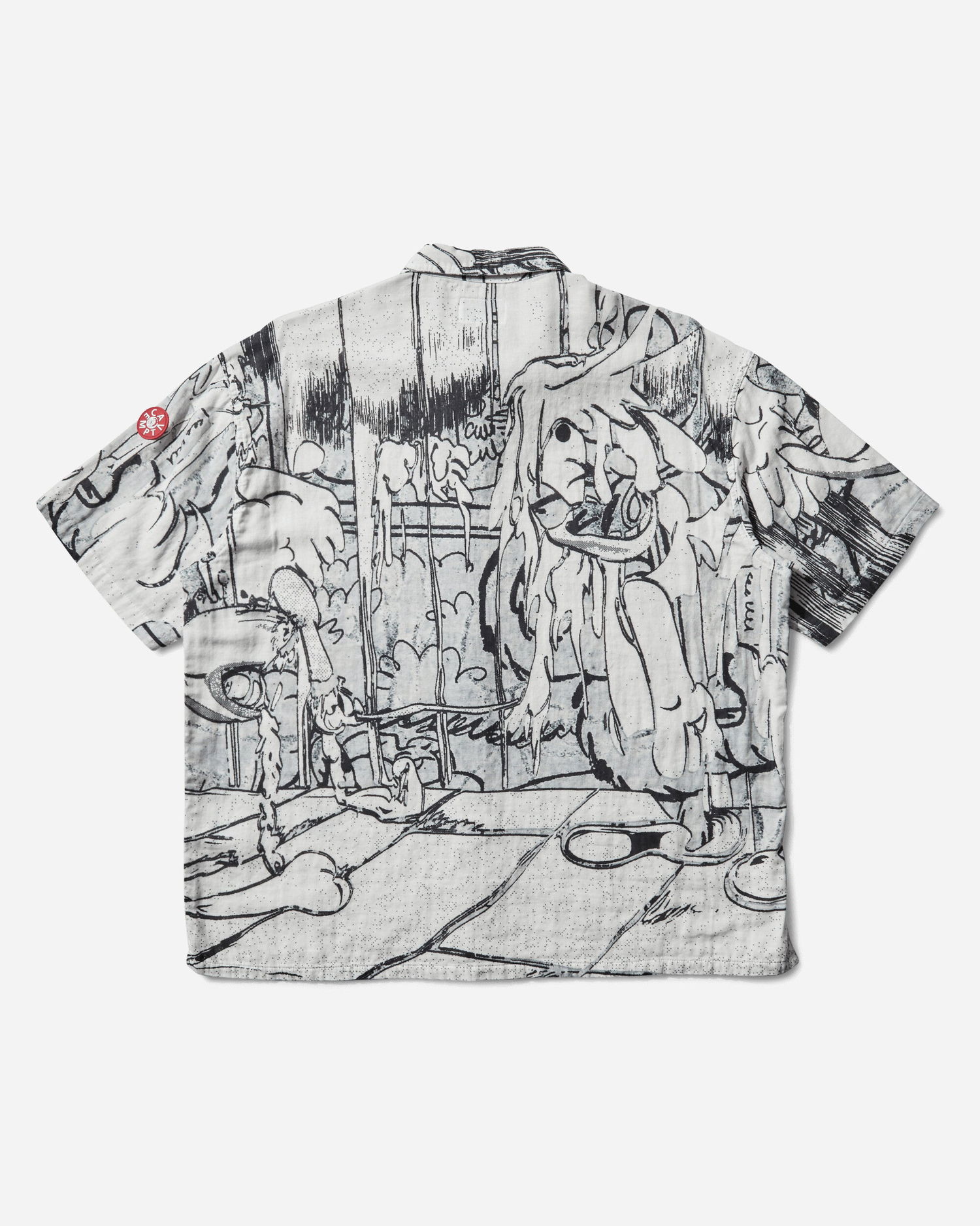 Košeľa Cav Empt ECPL Graphic Print Shirt Šedá | CES28SH09 WHITE, 0