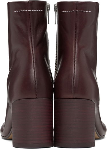 Tenisky a topánky Maison Margiela MM6 Maison Margiela Anatomic Stitch Ankle Boots Vínová | S59WU0260 P5000, 1