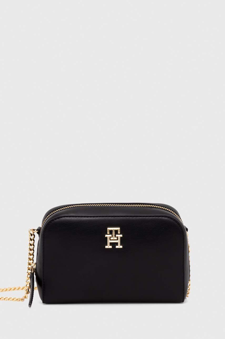 Taška cez rameno Tommy Hilfiger Mini Crossbody Bag Čierna | AW0AW14871, 0