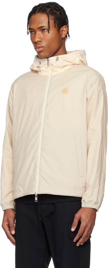 Mikina Moncler Moncler Fleece Zip-Up Reversible Hoodie Béžová | K10918G0002180093, 3