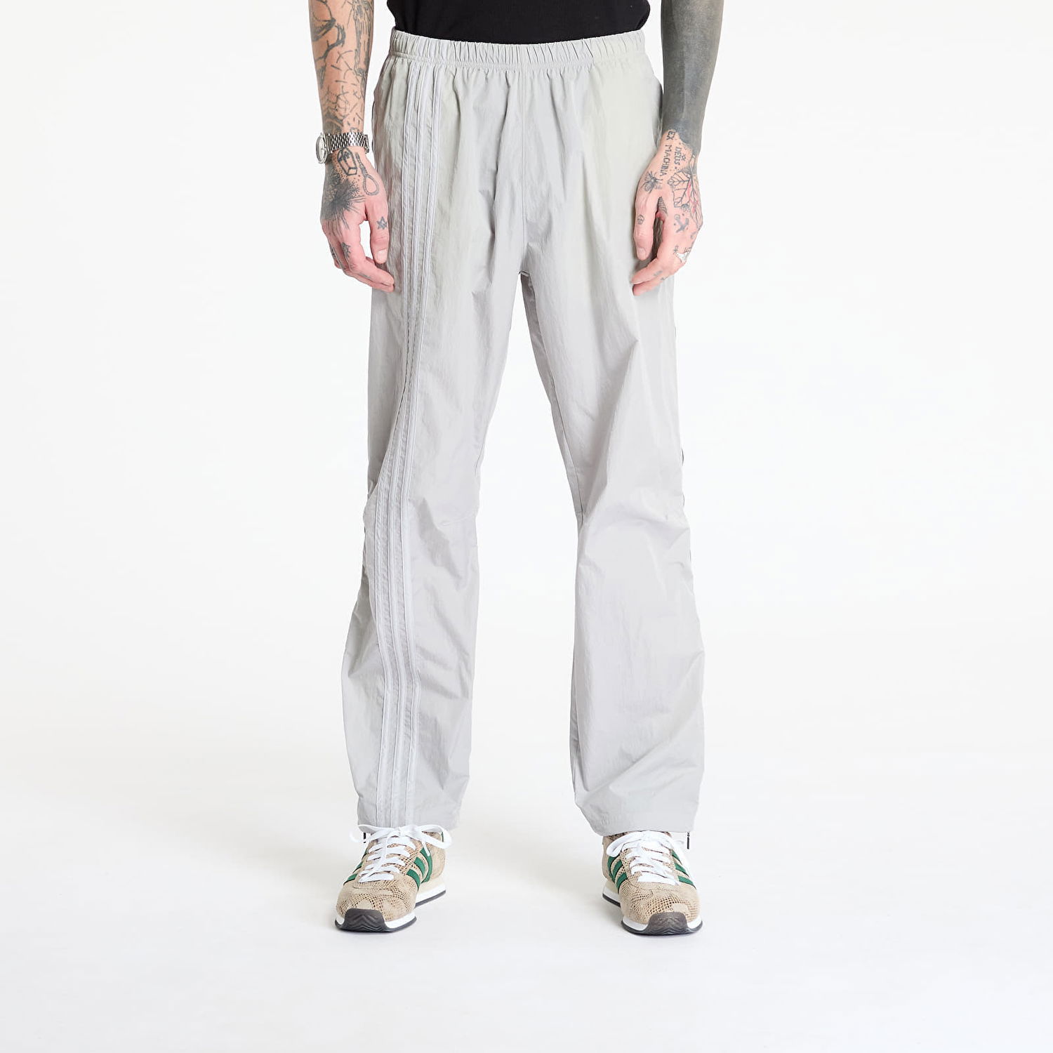 Tepláky adidas Originals Fashion Side Mesh Zip Pants Šedá | JD1290, 0