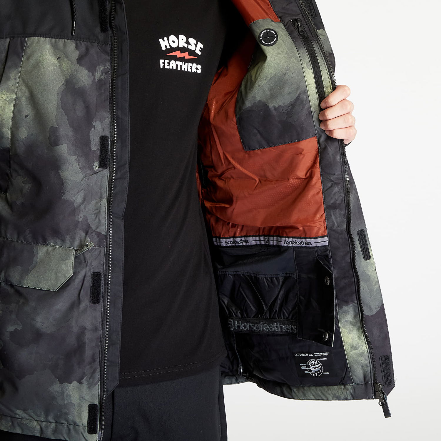 Bunda Horsefeathers Cordon II Jacket Šedá | OM304H, 1