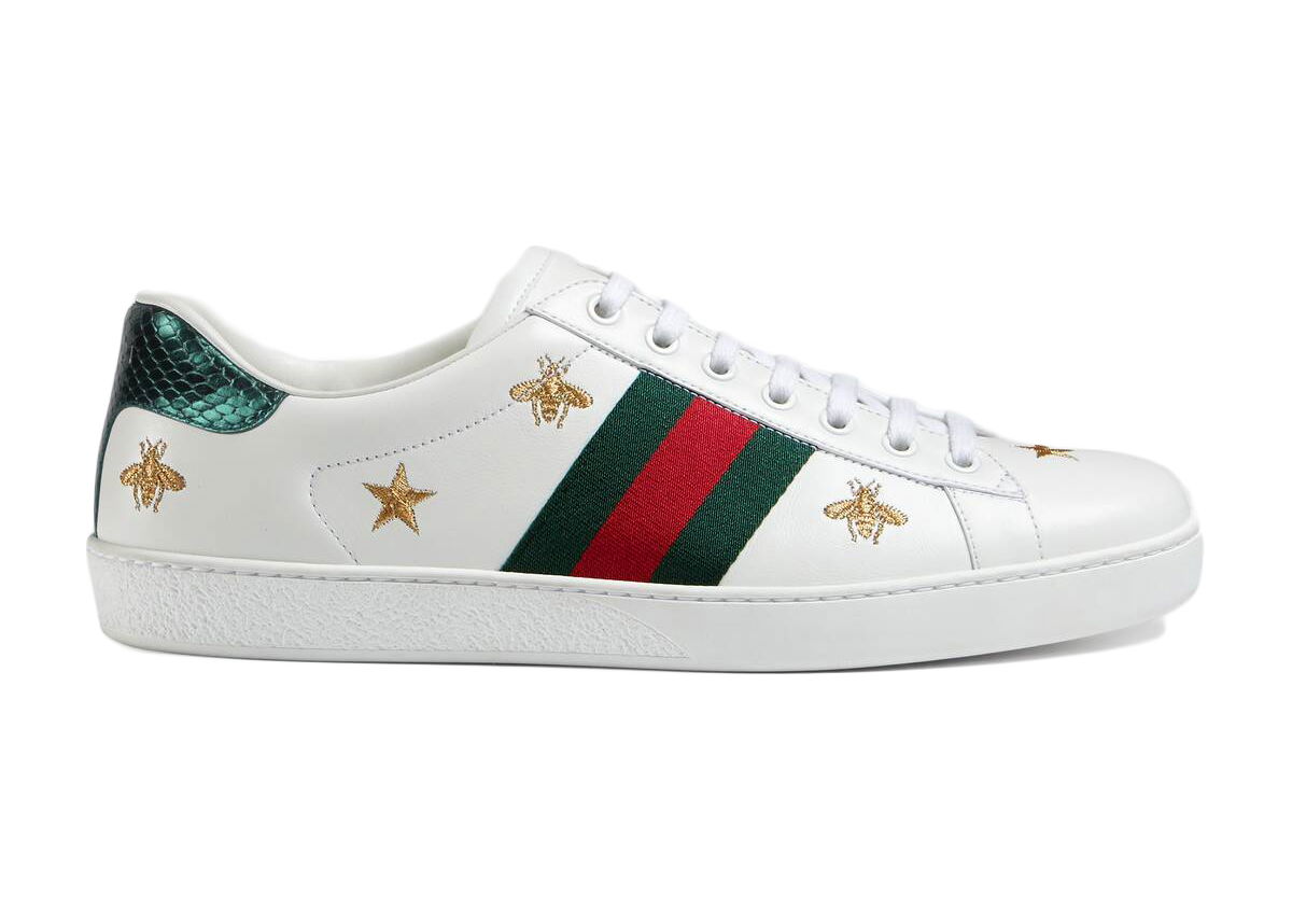 Tenisky a topánky Gucci Ace 'Bees and Stars' Biela | 386750 A38F0 9073, 0