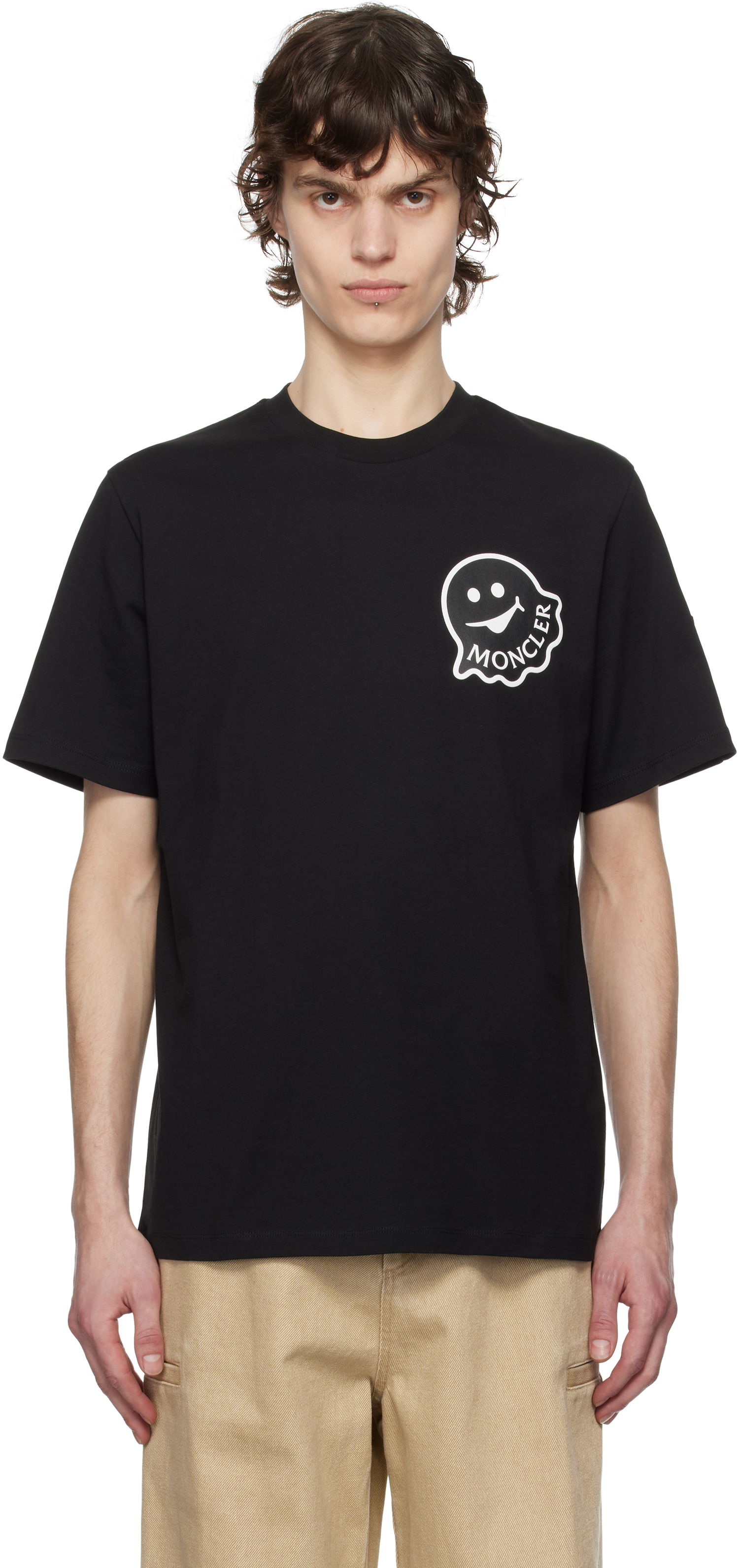 Tričko Moncler Moncler Creativo Graphic T-Shirt Čierna | K10918C0001889AJS, 0