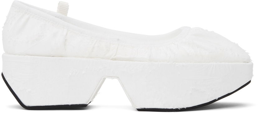 Sukňa Cecilie Bahnsen Cecilie Bahnsen Alexandra Ballet Flats Biela | 01.22-SH0013