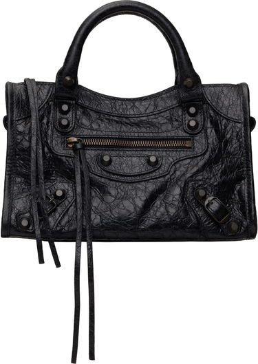 Kabelka Balenciaga Mini City Bag Čierna | 806395 2ABEK, 0