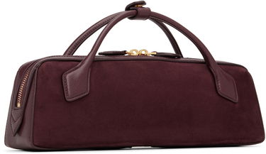 Kabelka Alaïa ALAÏA 'Le Teckel' Suede Clutch Bag Vínová | AA1S06026CA577, 2