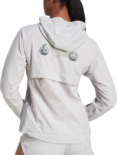 Vetrovka adidas Originals Adizero Ekiden Hooded Jacket Šedá | jm7902, 1
