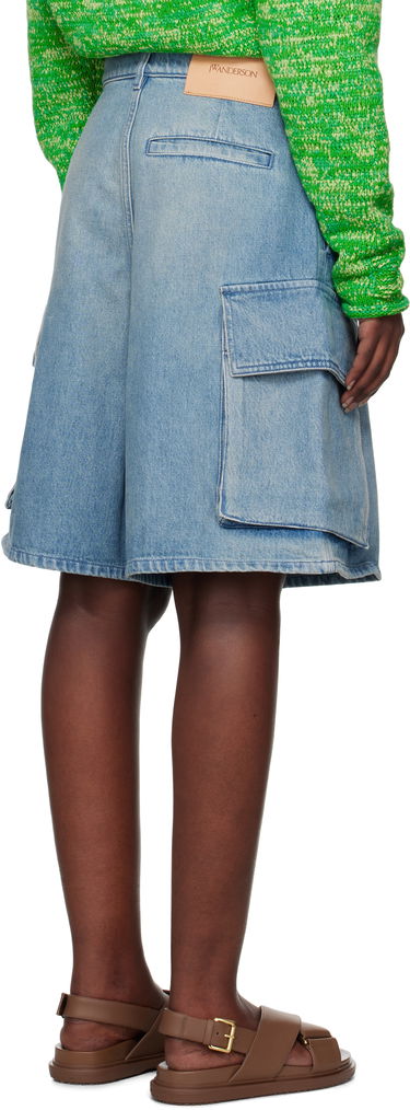 Šortky JW Anderson JW Anderson Cargo Denim Shorts Modrá | DT0108-PG1735, 2