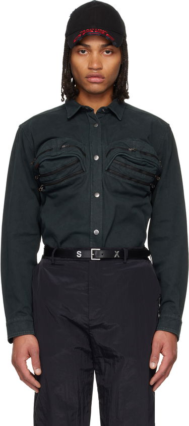 Košeľa Martine Rose Martine Rose Bumbag Shirt Zelené | 484WP22414, 0