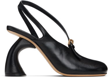 Starostlivosť o obuv Dries Van Noten Dries Van Noten Cutout Slingback Heels Čierna | 252-011715-114, 0