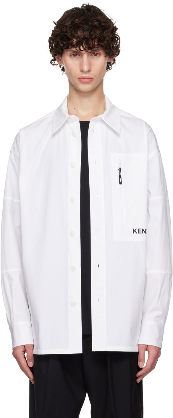 Košeľa KENZO White Paris 'Boke Flower 2.0' Shirt Biela | FE65CH5059LP, 0