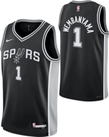 Dres Nike San Antonio Spurs NBA Wembanyam Victor Icon Edition Jersey Čierna | ez2b7bx2p00-naw-spuvw-ez2b7bx2p00-naw-spuvw, 4