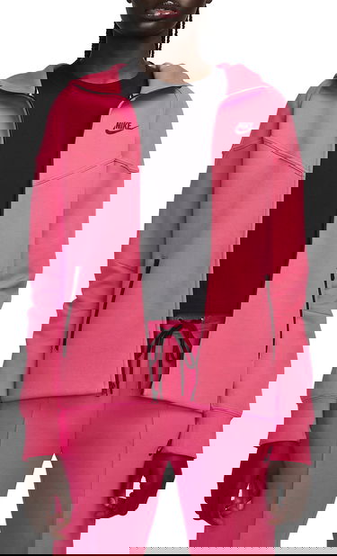 Mikina Nike NSW TCH FLC WR FZ HDY W Ružová | fb8338-629, 0