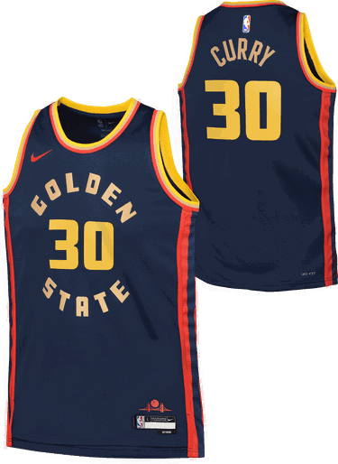 Dres Nike NBA Golden State Warriors Stephen Curry Jersey Navy | EZ2B7BU8P24 NBO WARS, 2