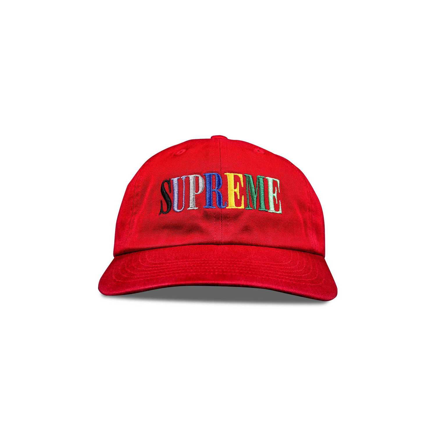 Šiltovka Supreme Multi Color Logo 6-Panel Červená | FW20H65 RED, 1