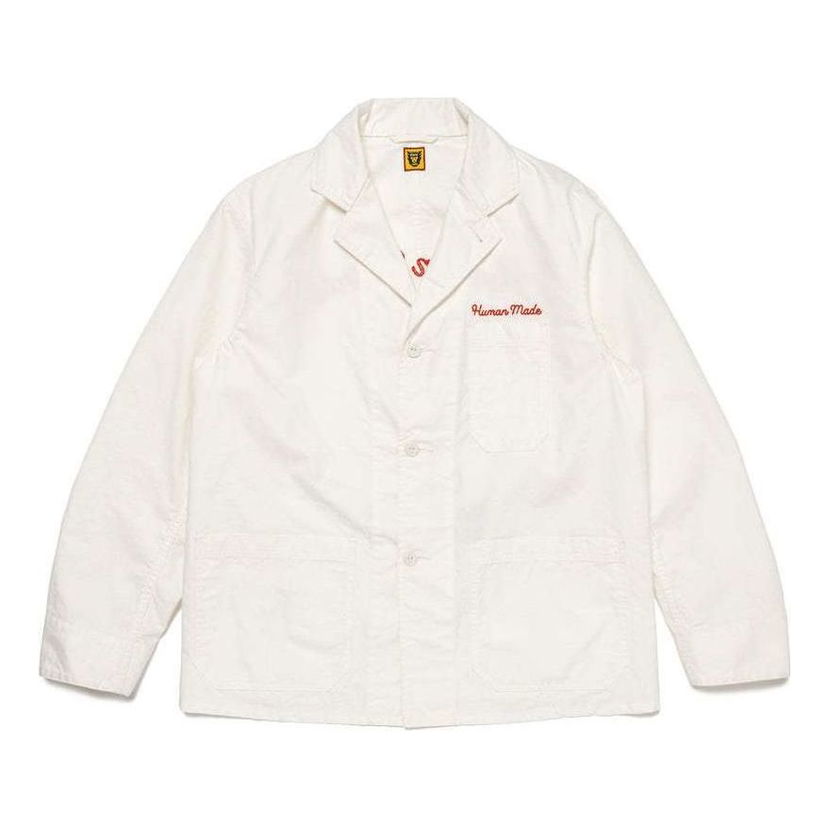 Bunda Human Made Factory Workwear Jacket Biela | HM27JK022