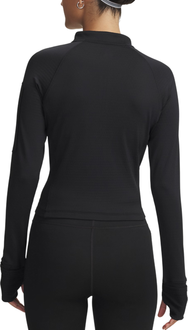 Tričko Under Armour Velociti Pro CW Long-Sleeve Half Zip Top with Thumbholes and Arm Pocket Čierna | 6004015-001, 1